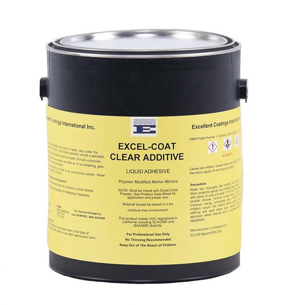 Image of Excel-Crete Additive per 1 Gallon Unit - Clear